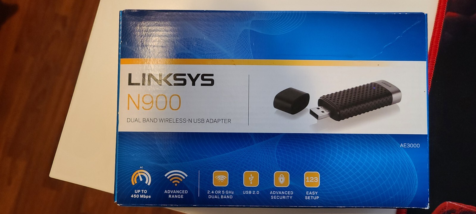 Linksys AE3000-NP N900 USB Adapter Dual Band Wireless N USB Adapter
