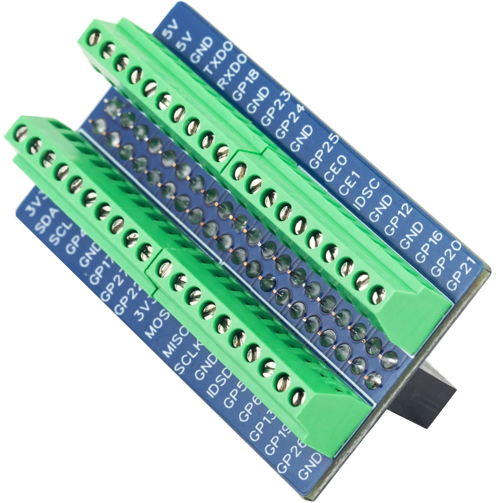 RPi Pi IO GPIO Terminal Blocks Breakout Board 40Pin 2.54mm Mini Expansion 5 4B