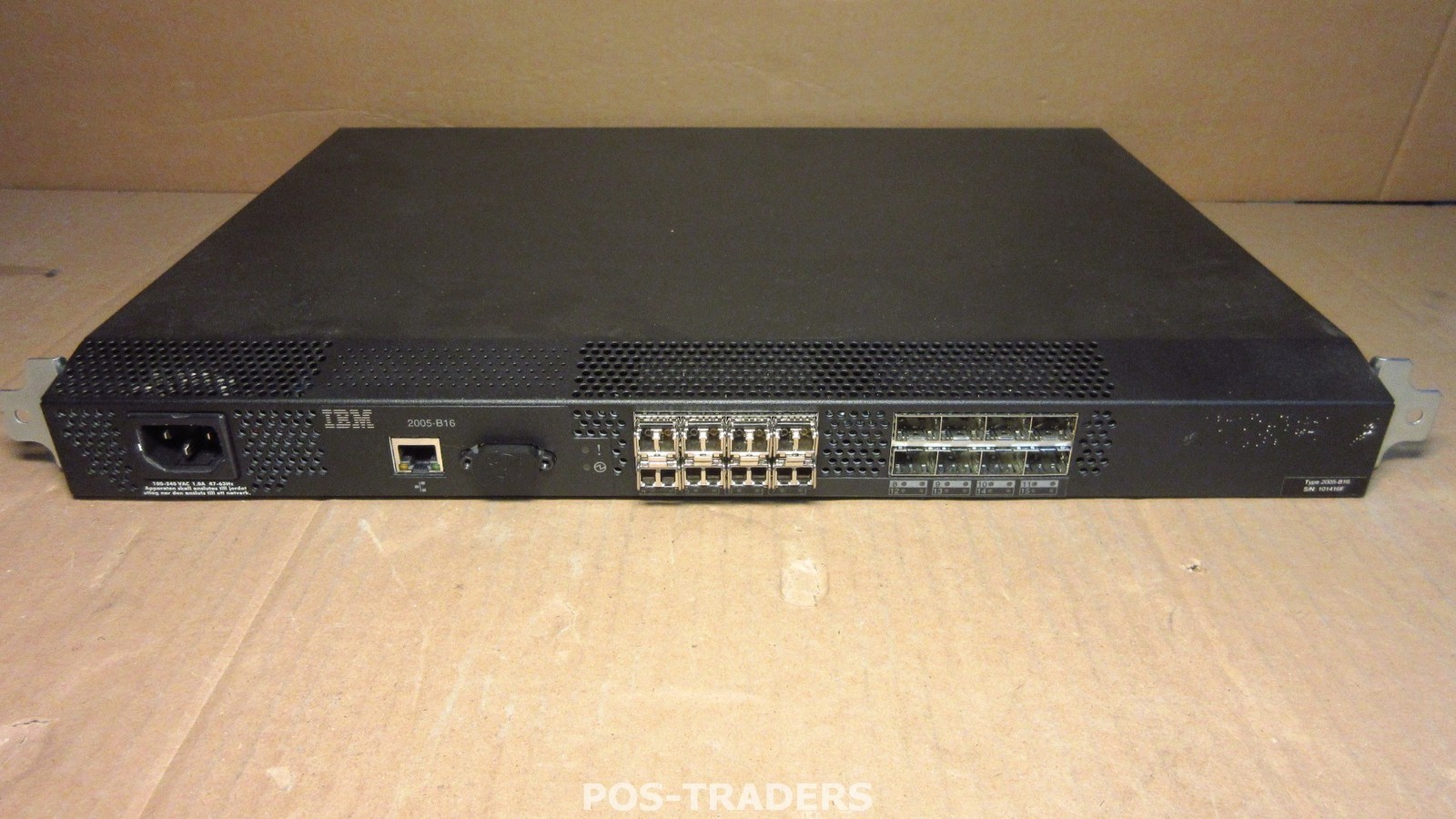 IBM 2005-B16 TotalStorage SAN16B-2 4Gbps Fibre Channel Switch INCL 8X SFP'S