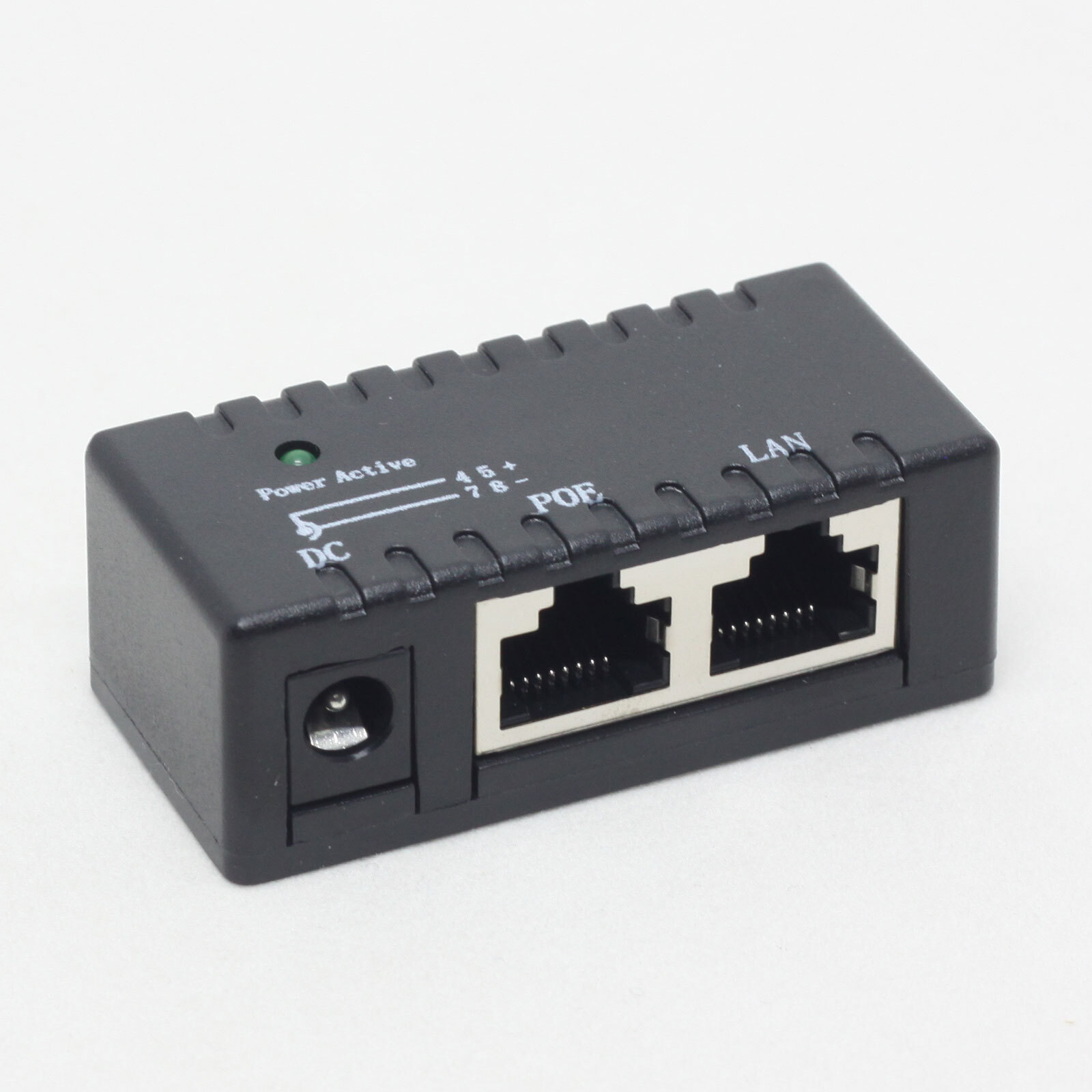 10 pcs Passive PoE Injector Splitter Module Wall Mount (4,5+/7,8-) 5.5*2.1mm DC