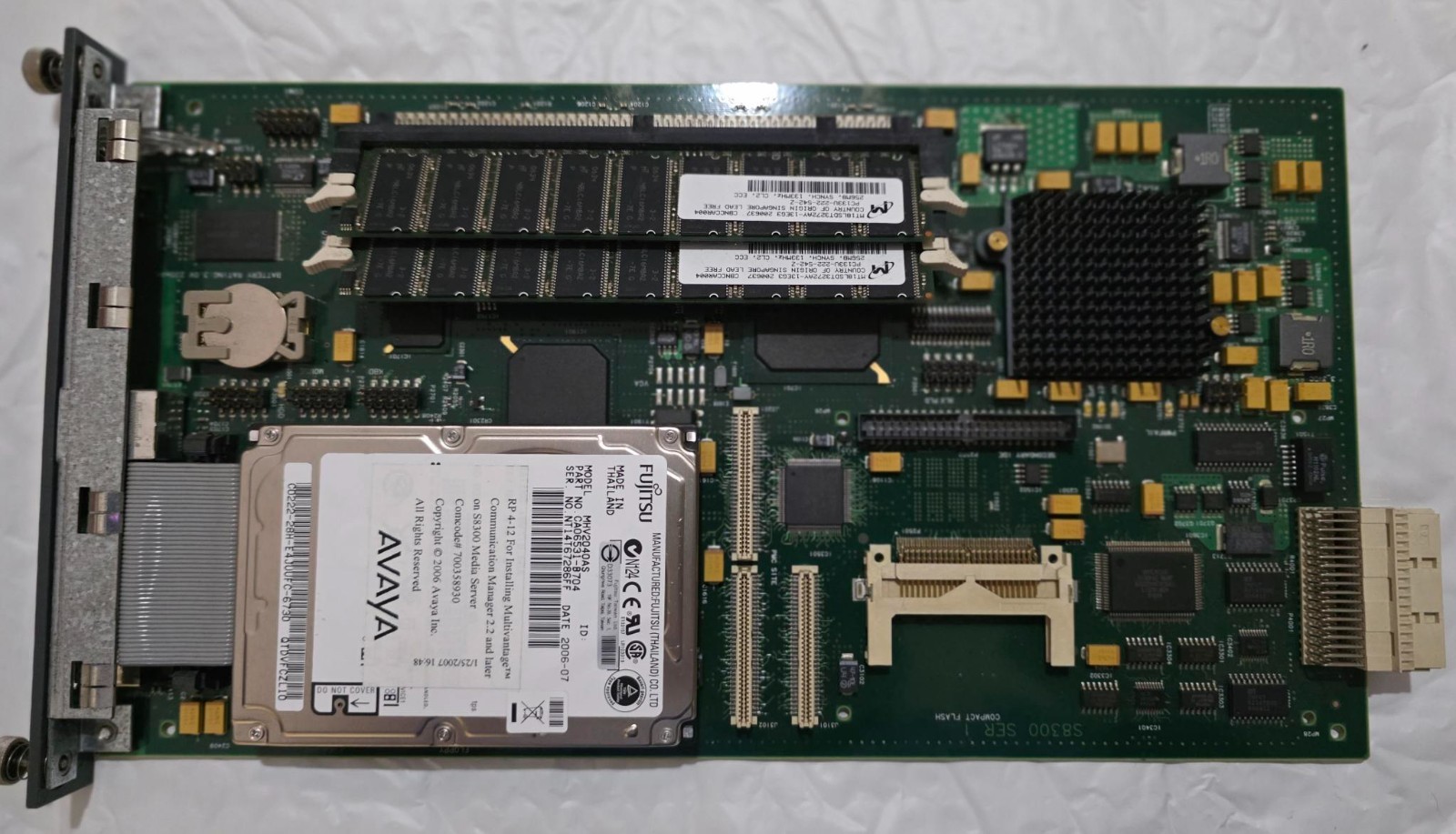 Avaya S8300B 700394810 ICC/LSP B V4 Media Server Processor Module w/40GB HD 512M