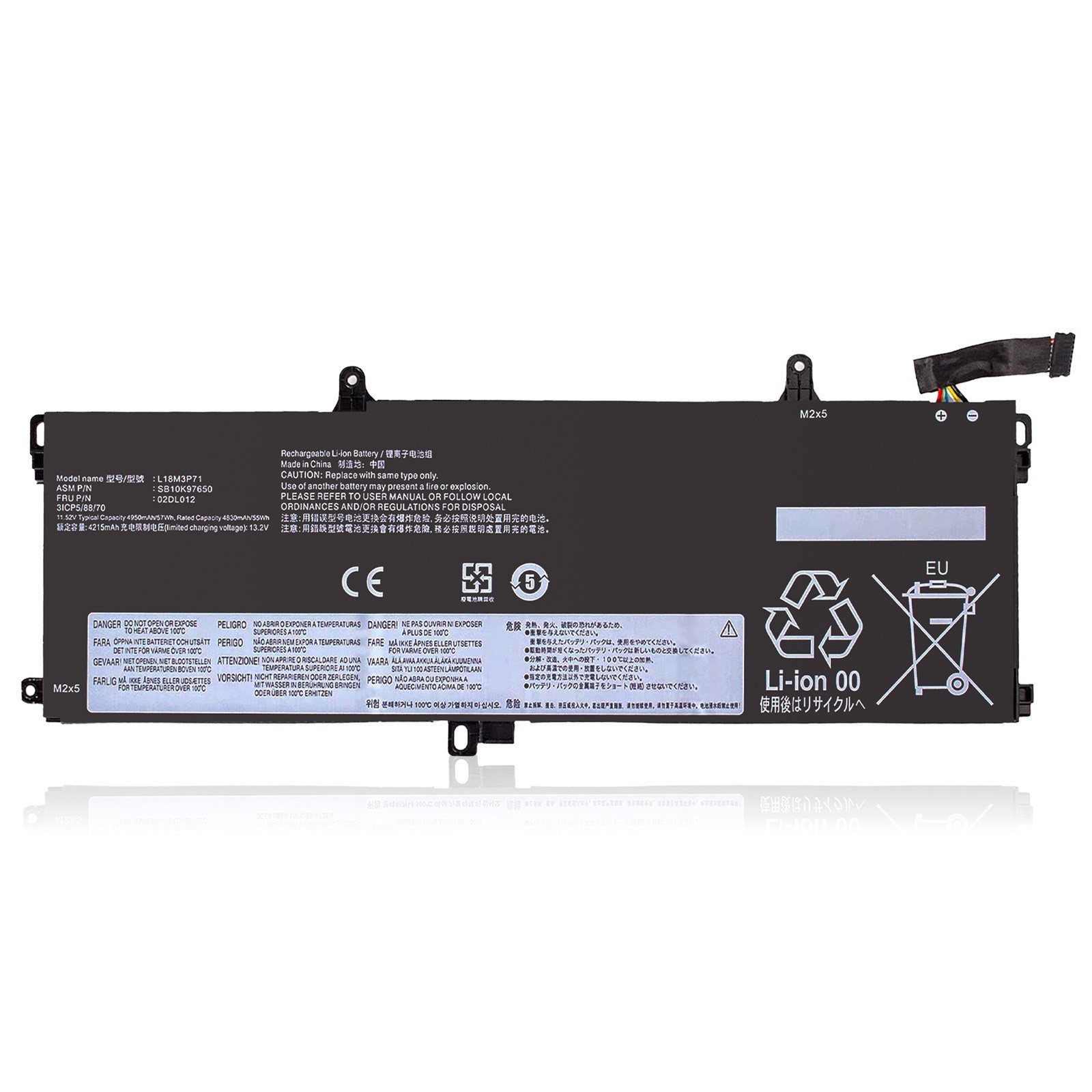New L18M3P71 L18L3P71 Battery for Lenovo ThinkPad T590 P53S T15 P15s 1st Gen USA