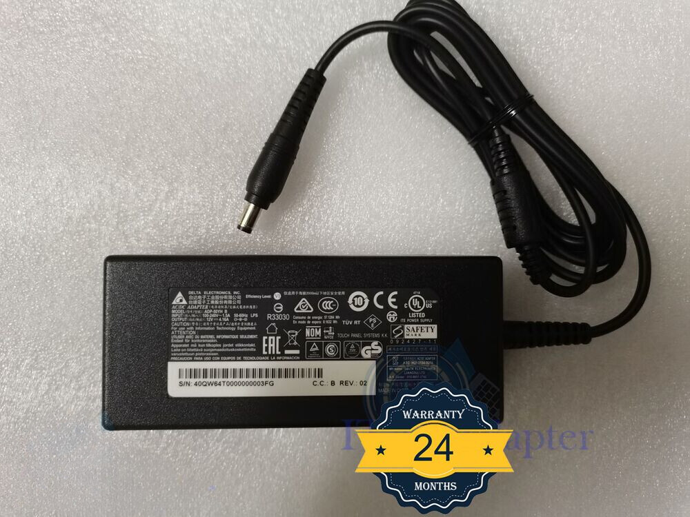 Original Delta 12V 4.16A 50W 5.5*2.1mm ADP-50YH B For Elo 1515L 15" Monitor NEW
