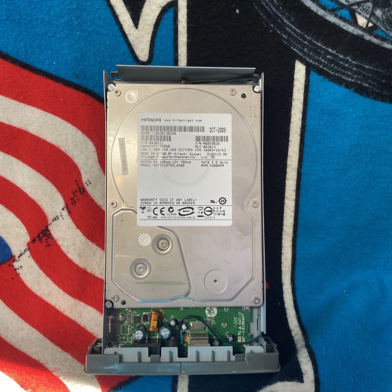 Hitachi 0A38111 750GB SATA 72K 35 30 Gbs Hard Drive W Gigaware 25422 G2U