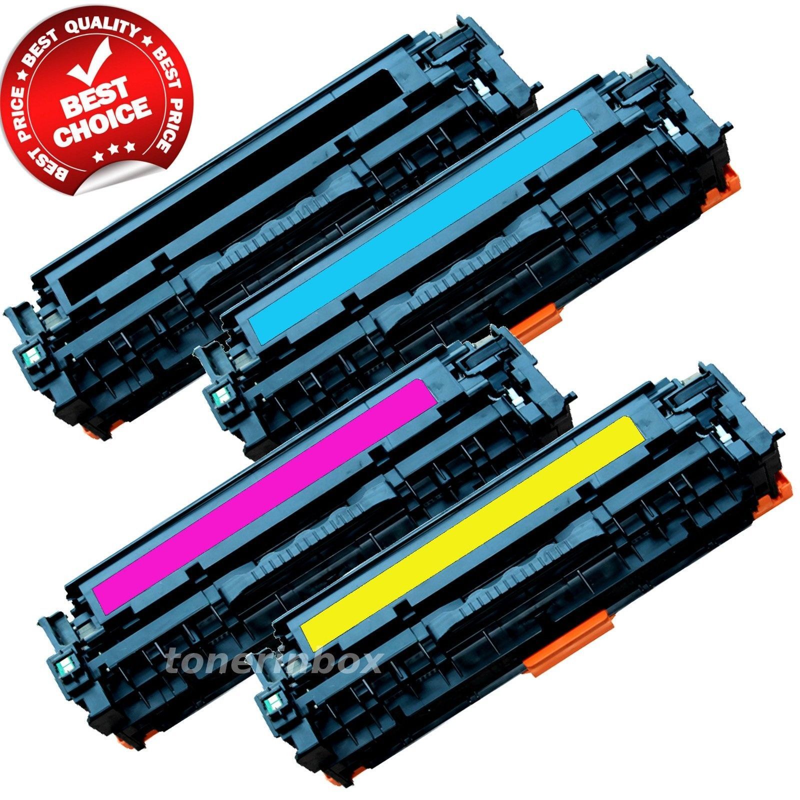 4 pk CF410A - CF413A Toner Cartridge For HP 477A LASERJET M477fdn M477fdw M452dn