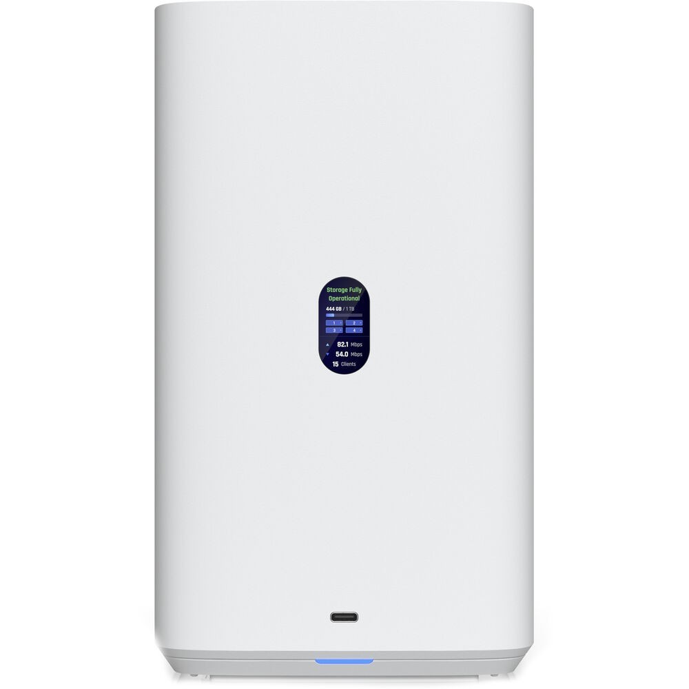 Ubiquiti UniFi UNAS 4 White 4-Bay Desktop NAS 2.5GbE Dual M.2 NVMe UNAS-4-W