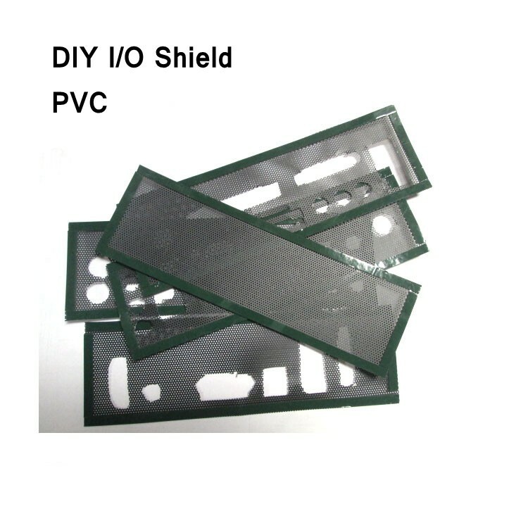 DIY Motherboard I/O Shield Backplate Bracket Panel No Hole Blank PVC Self-Stick