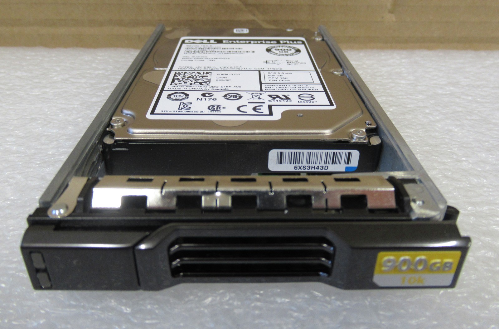 Dell Compellent Enterprise Plus 900GB 2.5" SAS 6GB/s 10K 64MB HDD SC220 05J9P