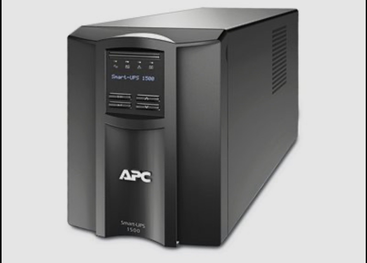 APC Smart-UPS  (SMT1500C) 1500VA, 120V, 8x NEMA 5-15R, SmartConnect, AVR, LCD