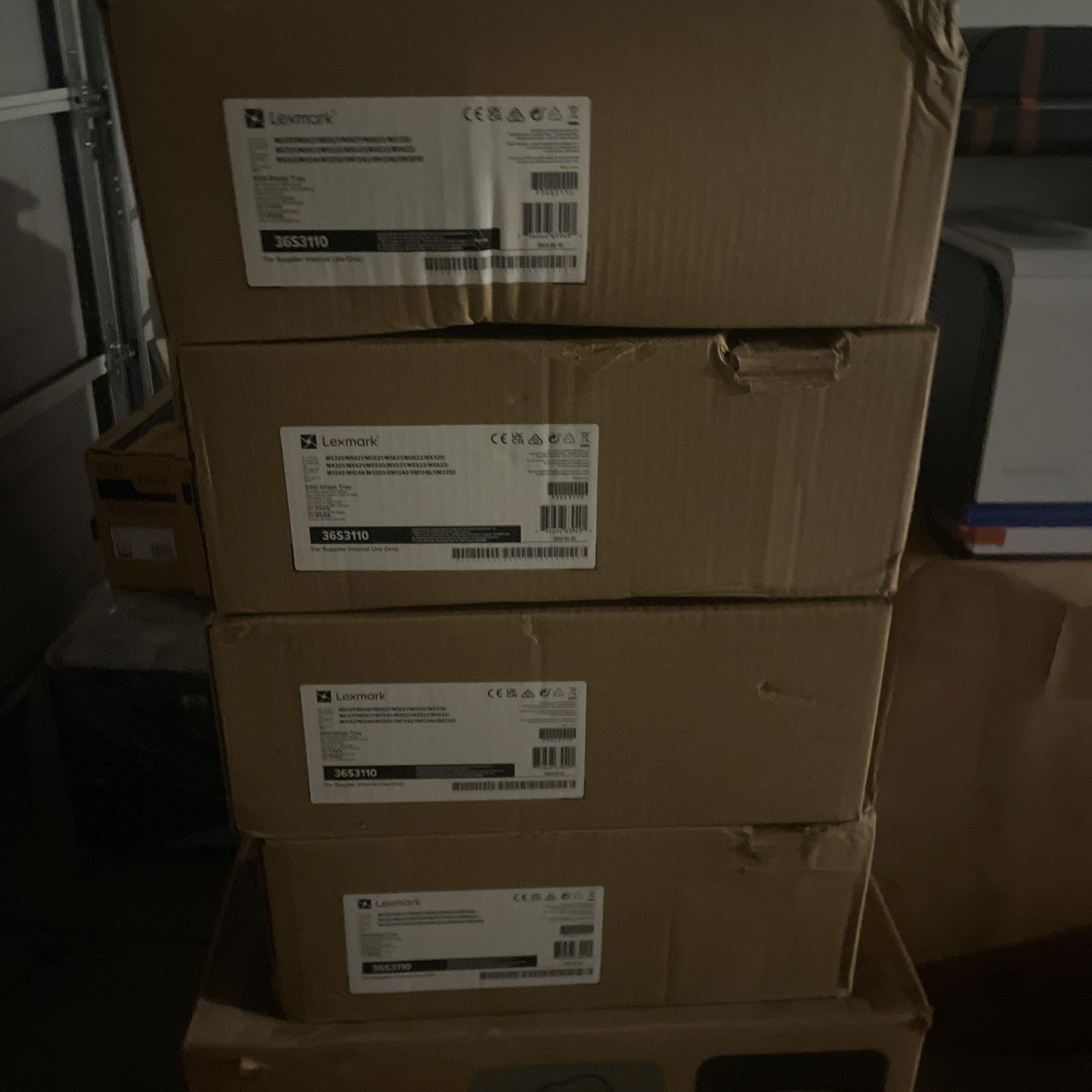 Lexmark 36S3110 550 Sheet Tray. Factory Sealed Boxes