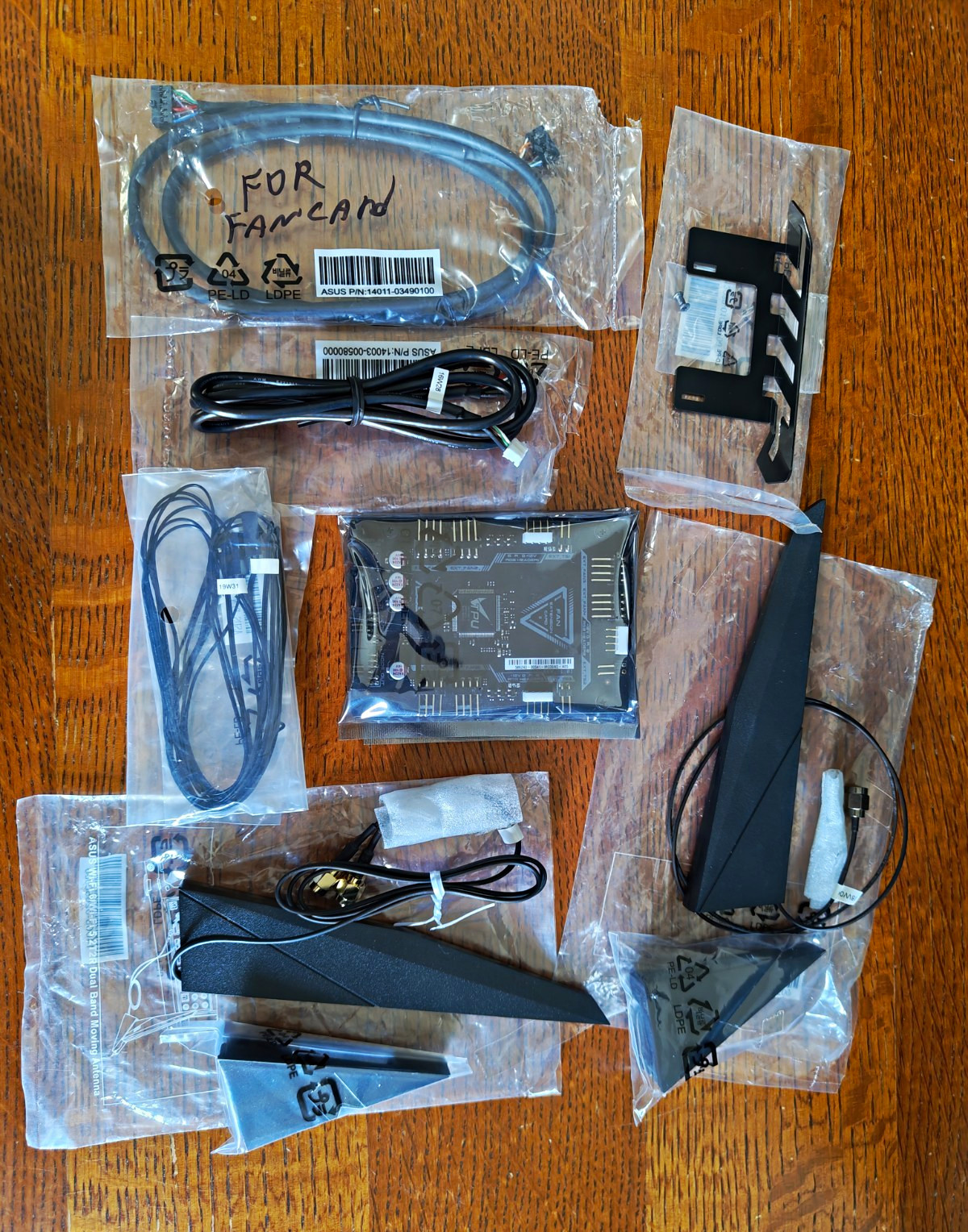 ASUS ROG Rampage VI Extreme Motherboard Accessories & Fan Card II