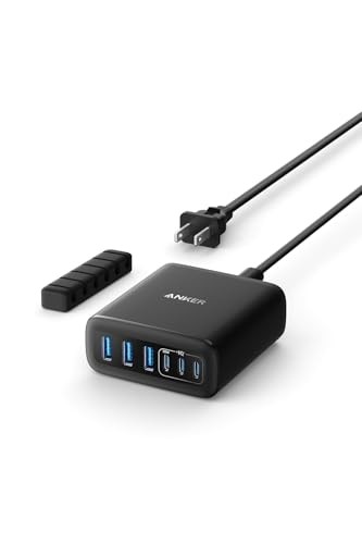 Anker 112W 6-Port GaN Charger Black