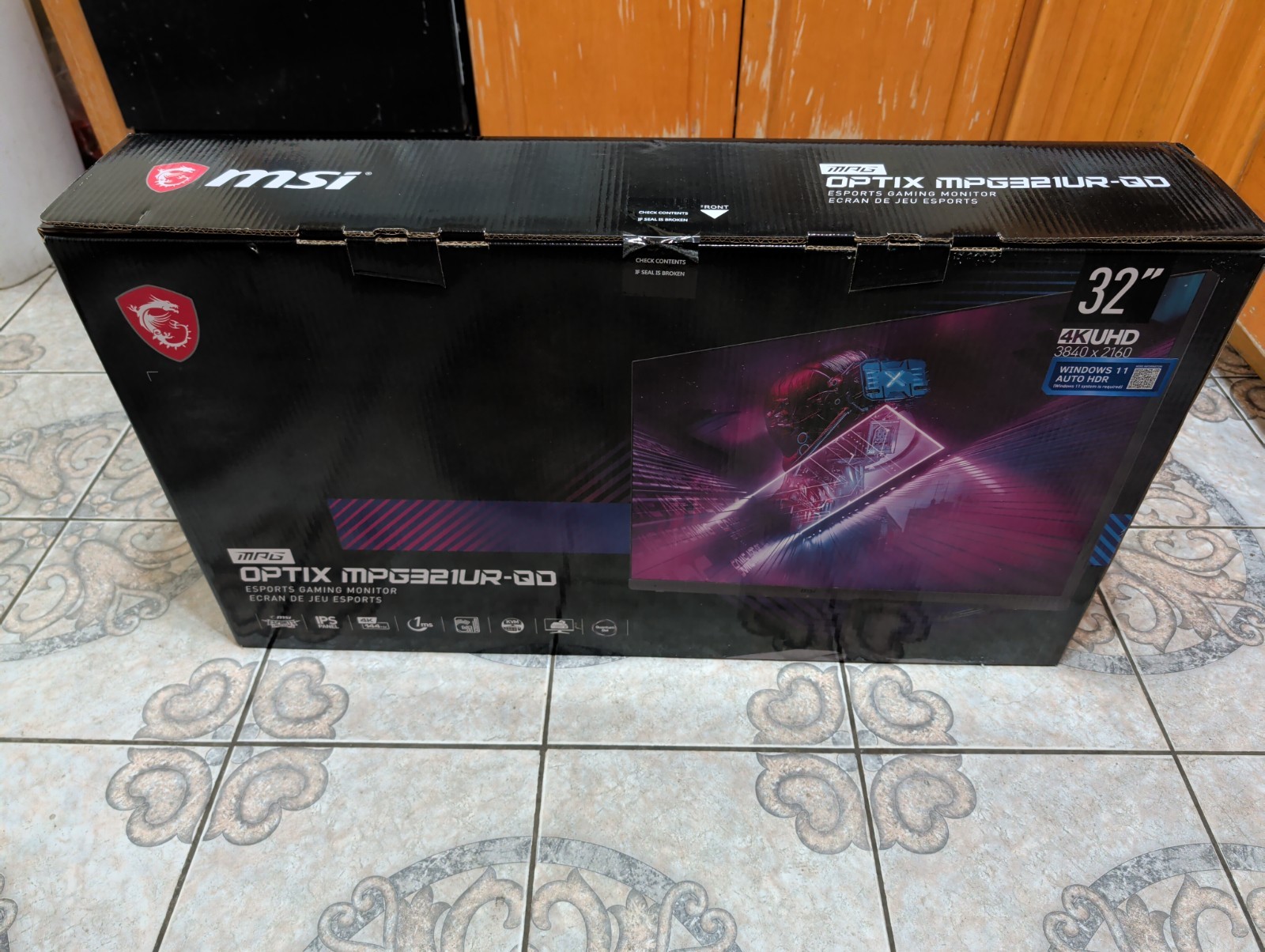 MSI Optix MPG321UR-QD 32-Inch 3840 x 2160 UHD 144HZ Refresh Monitor