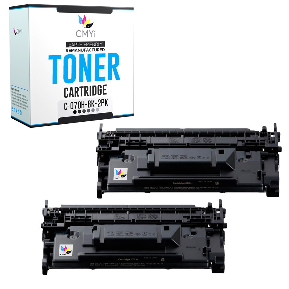 CMYi 2X Replacement 070H Black Printer Toner for Canon i-SENSYS LBP246dw MF461dw