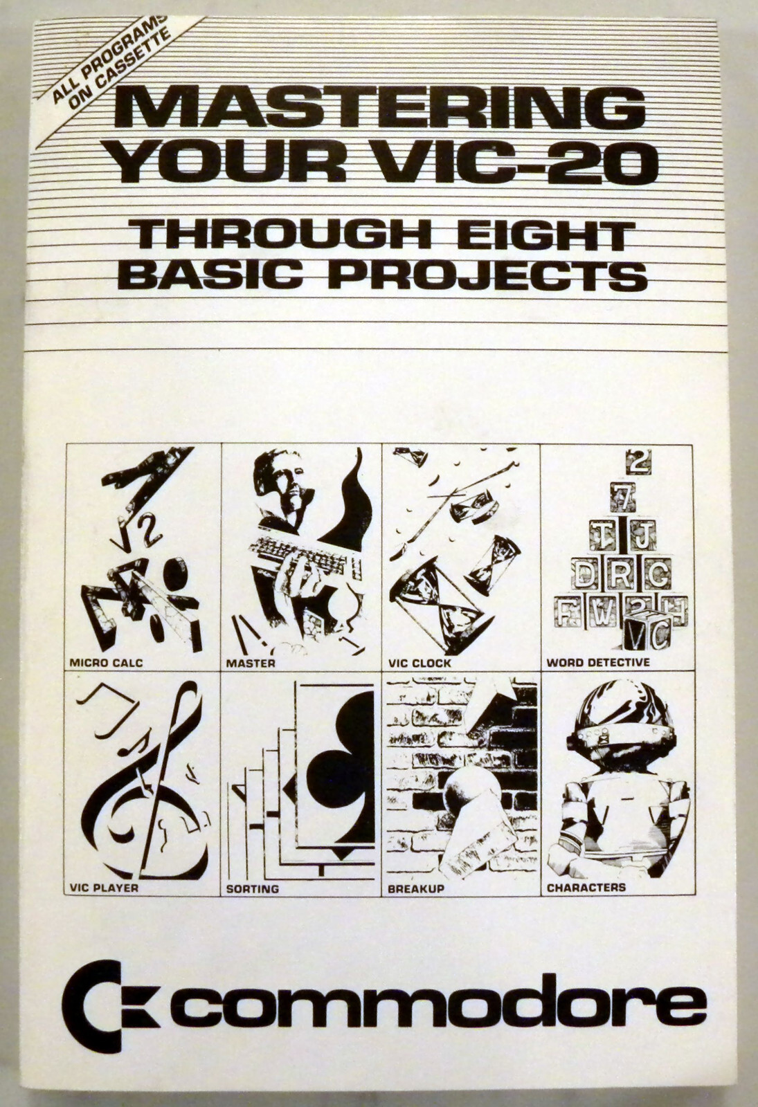 MASTERING YOUR VIC-20 Through 8 BASIC Programs Commodore VIC Computer c64/c128d