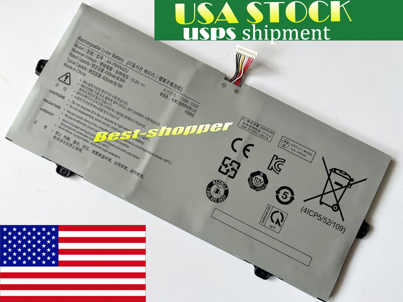 USA new Genuine AA-PBRN4ZU Battery Samsung Galaxy 930QCG 930XCJ NP930QCG 950QCG