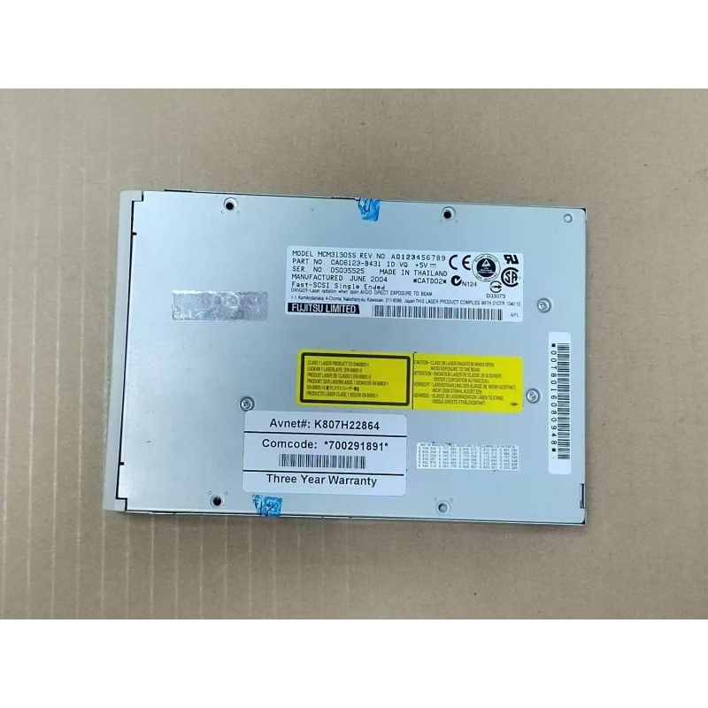 Fujitsu MCM3130SS 1.3GB 20MB 3.5-Inch Internal Magneto Optical SCSI Drive