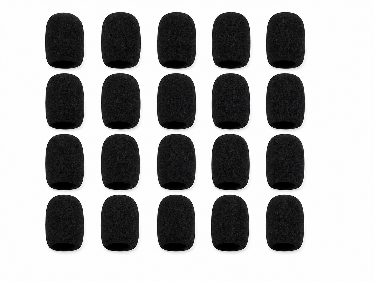20 Pc Black Headset Gadget Microphones Replacement Mic Lot New X004SUGMAB NIP