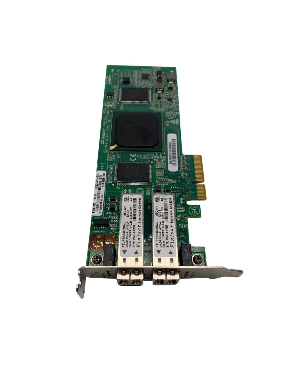 Dell P23M2 Qlogic QLE2462 Dual Port 4GB PCIe Host Bus Adapter w60