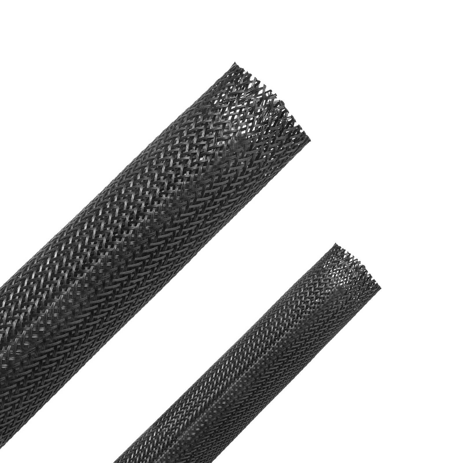 50ft - 1/2 Inch & 1/4 Inch Expandable Braided Cable Sleeve, Braided Wire Slee...