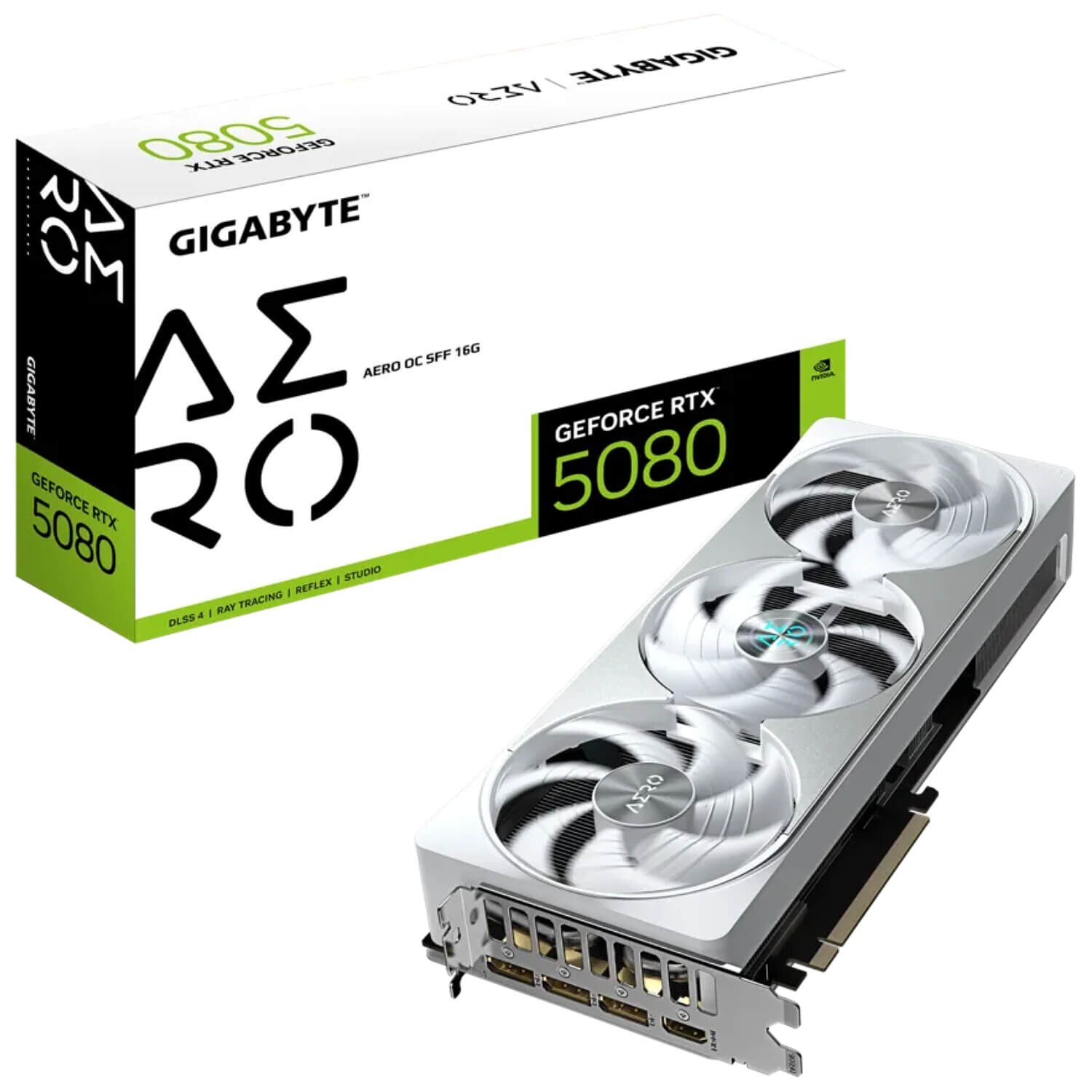 Gigabyte GeForce RTX 5080 AERO OC SFF 16G GV-N5080AERO OC-16GD GDDR7 256bit