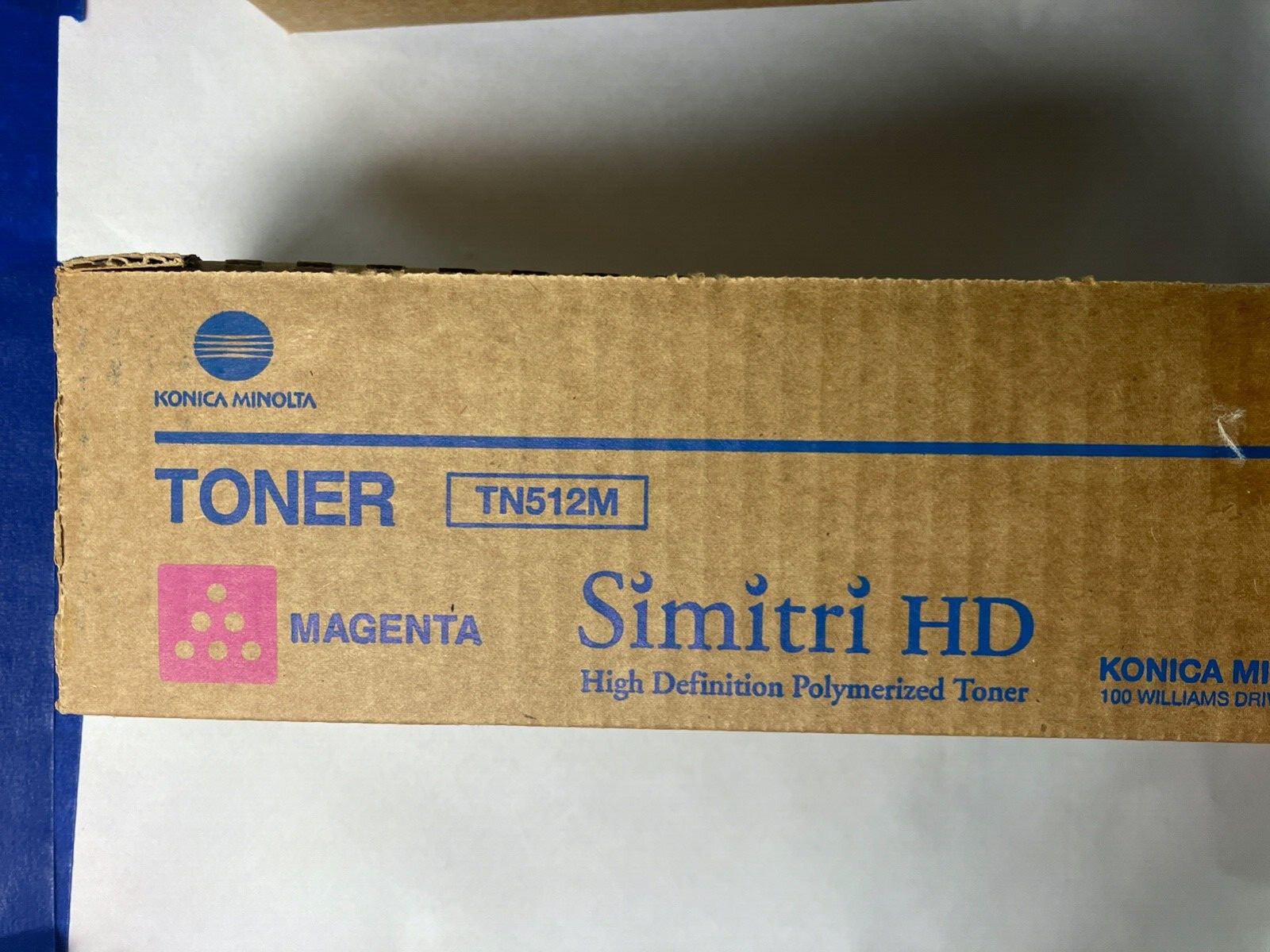 Genuine Konica Minolta TN512M Toner Cartridge A33K332 OEM TN-512M New