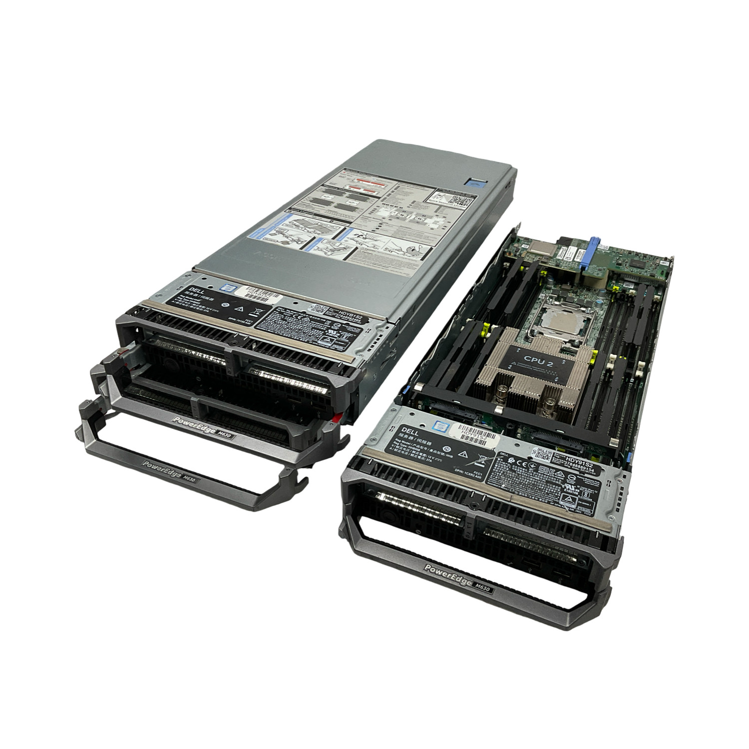 Lot of 3 Dell PowerEdge Blade Server HHB005 x2 HHB006 x1