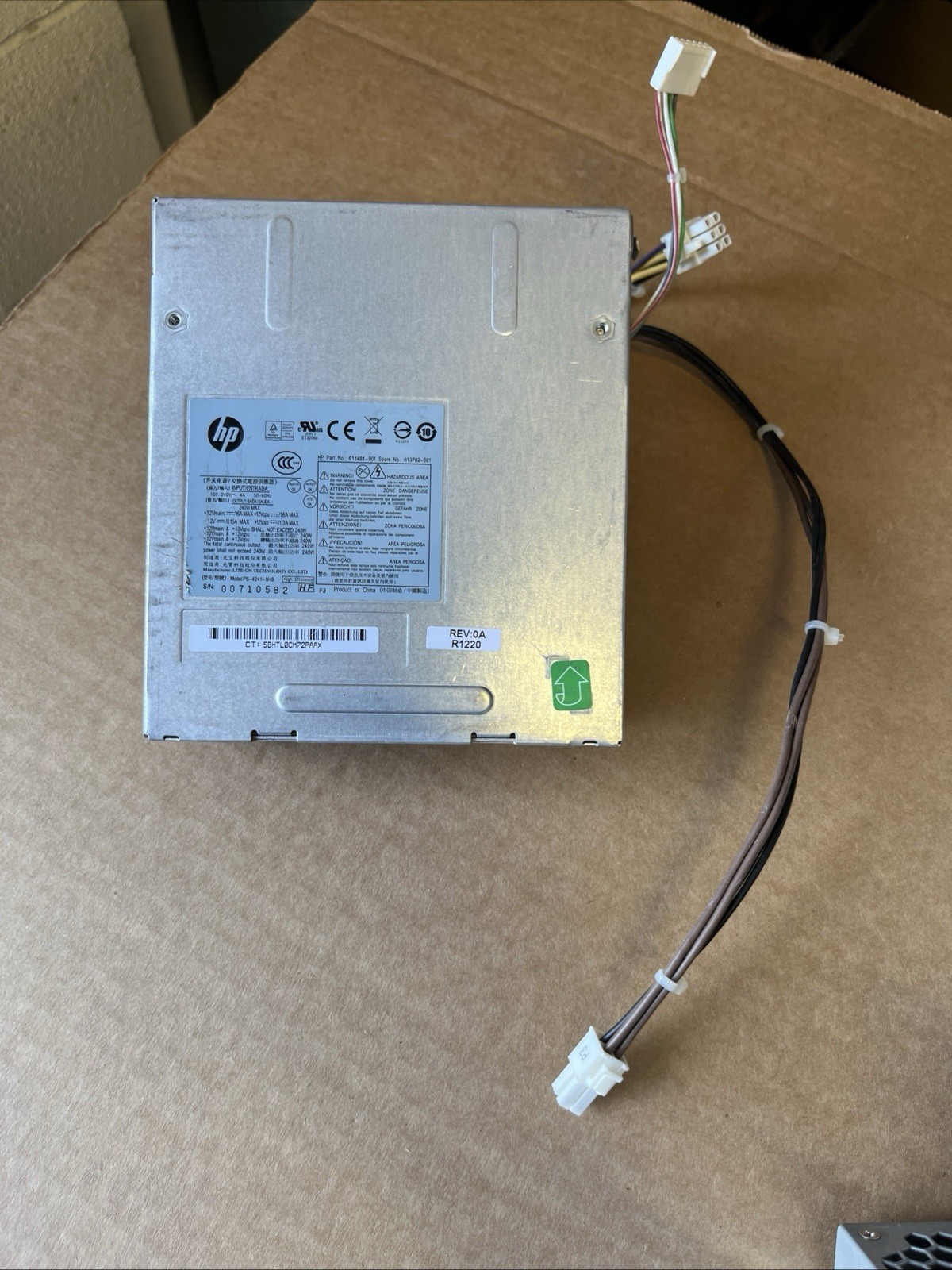 HP PS-4241-9HB 240W Power Supply 611481-001 613762-001