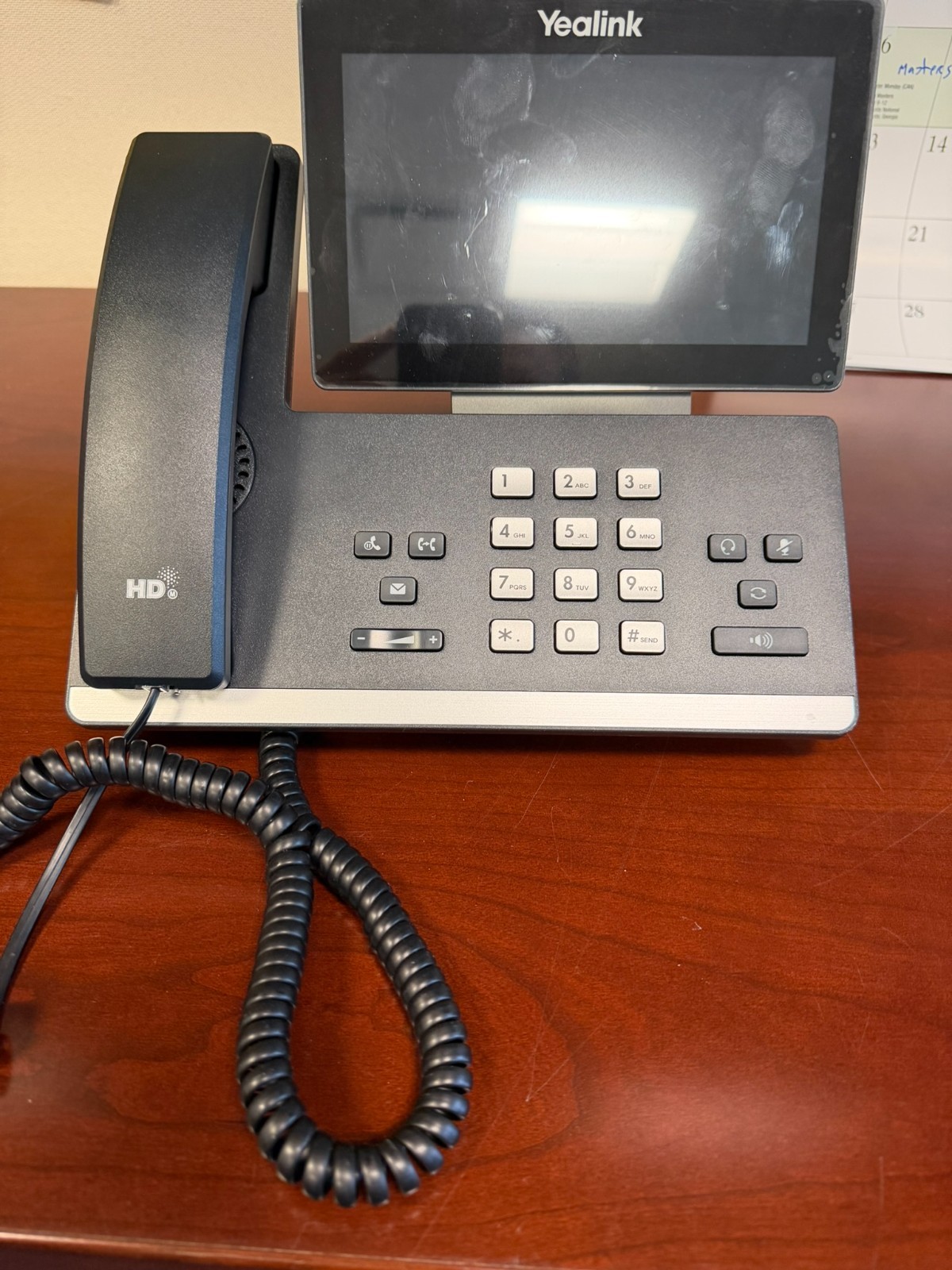Yealink MP58 IP Phone – New (Open Box) w Plastic on Screen – No Original Package