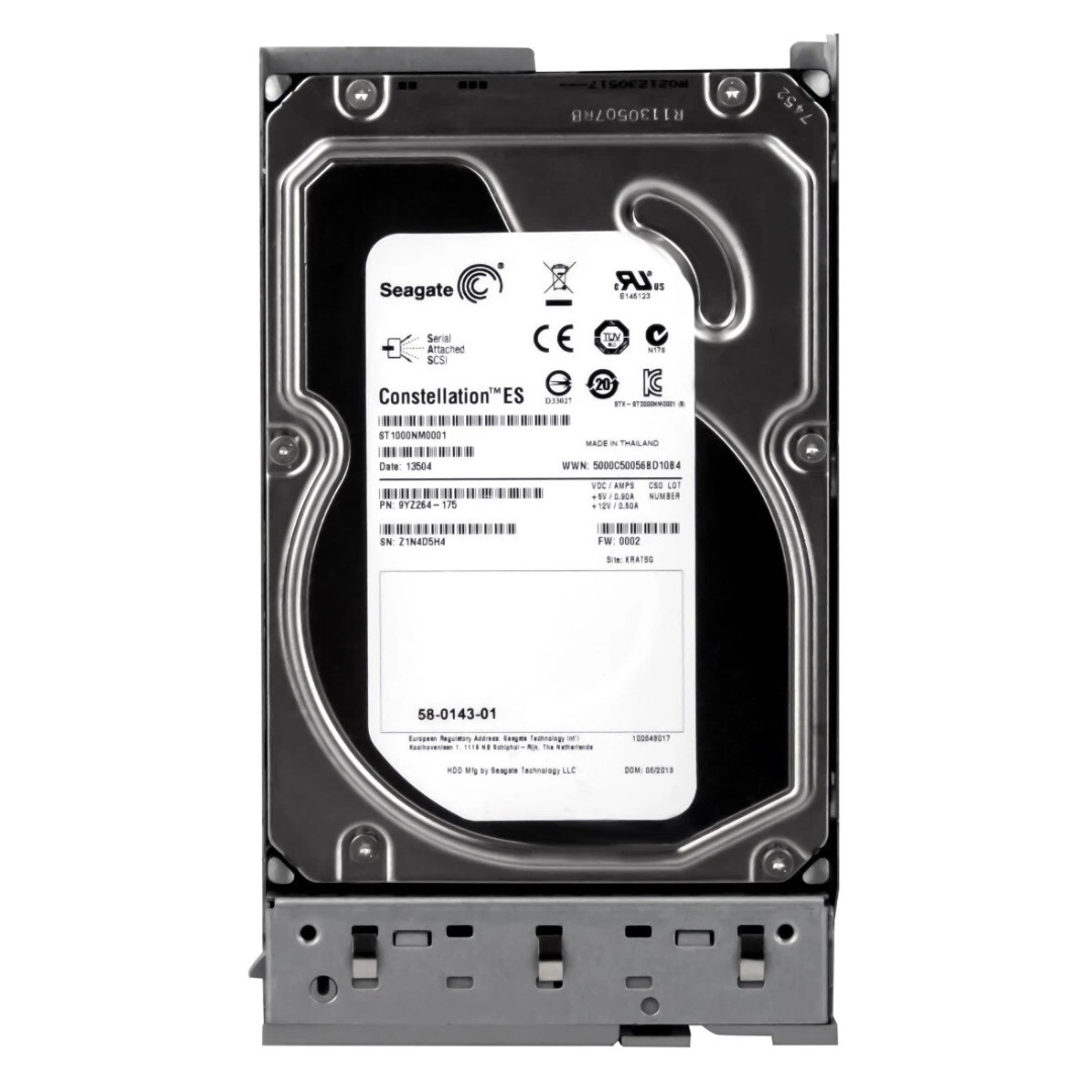 Cisco 1TB 7.2K SAS 6Gb/s 3.5" Enterprise HDD 58-0143-01 9YZ264-175 ST1000NM0001