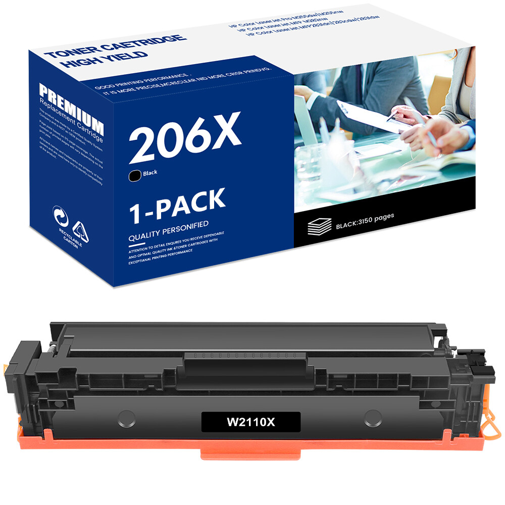 W2110A /X Toner Compatible With HP 206A /X LaserJet Pro MFP M283fdw M255 No Chip