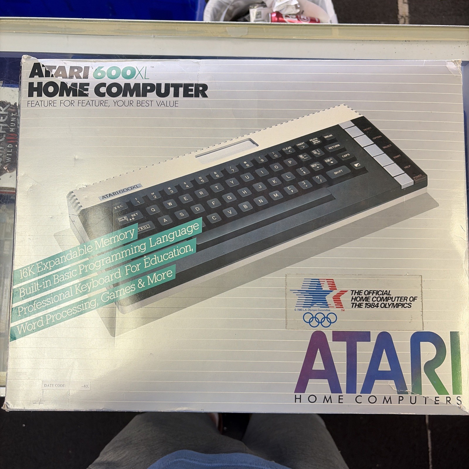 Atari 600XL 8-bit Home Computer Vintage 1983 - NOS, Open Box TESTED & WORKING