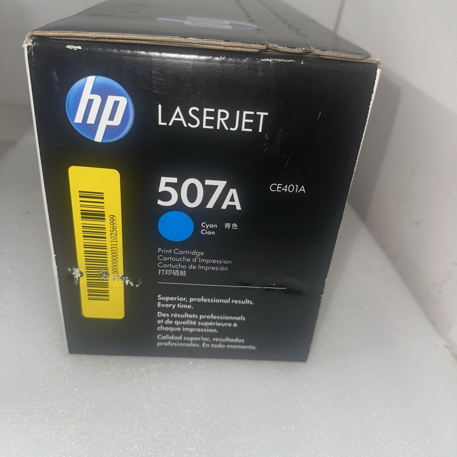 Genuine OEM HP LaserJet 507A CE401A Print Cartridge Cyan - New