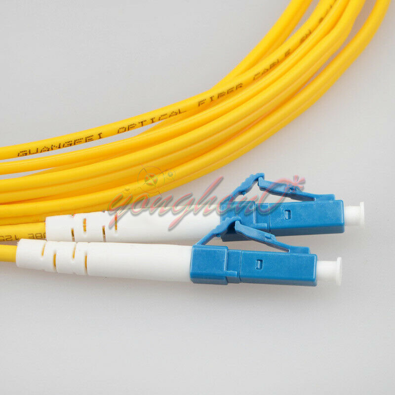3M Fiber Optic Cable Patch Cord SM 2 core Duplex LC/APC-LC/UPC 9/125 ftth CATV