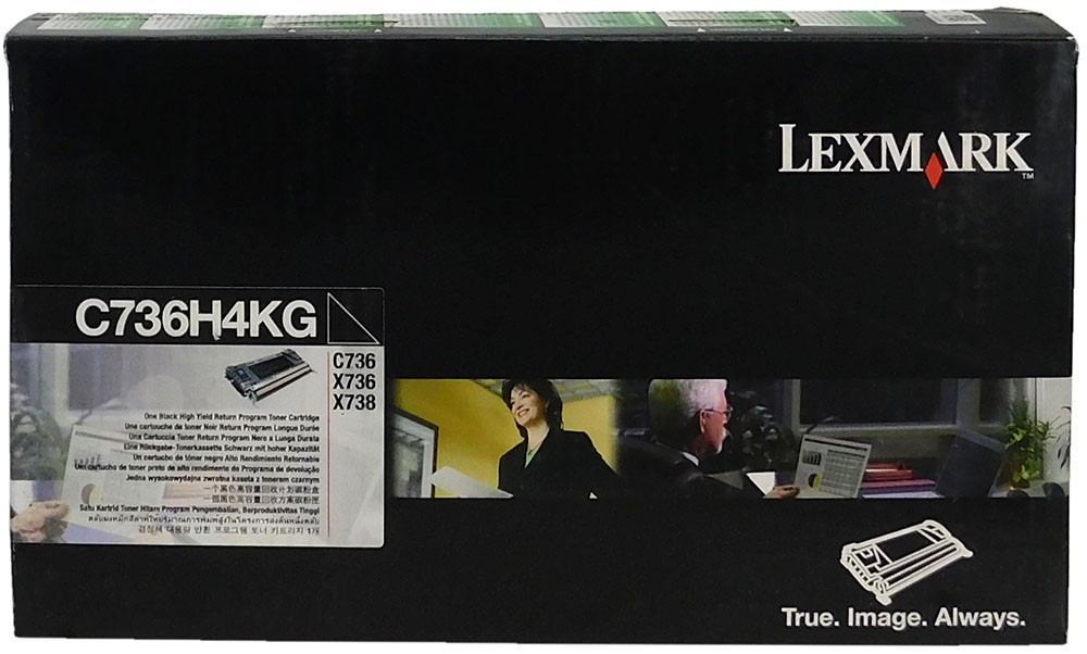Lexmark C736H4KG High Yield Black Toner Cartridge