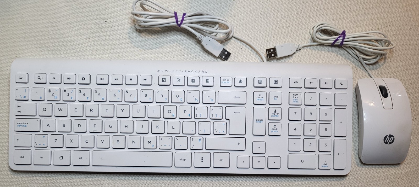 HP Original SK2026 USB Keyboard + HP SM2026 Mouse Combo