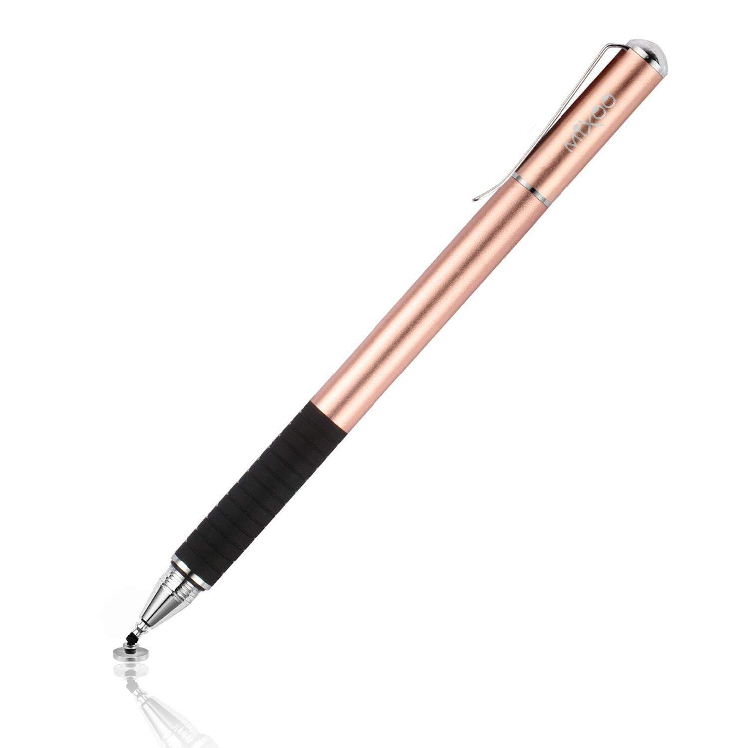 Mixoo Capacitive Stylus Pen, Disc & Fiber Tip 2 in 1 Series, High Sensitivity