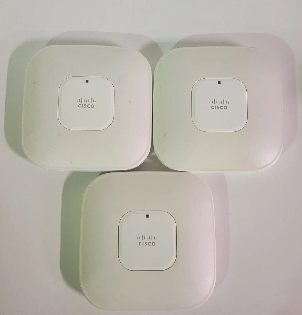 3 CISCO AIR-CAP 35021-A-K9 Dual Band Access Point Tested - LOT OF 3