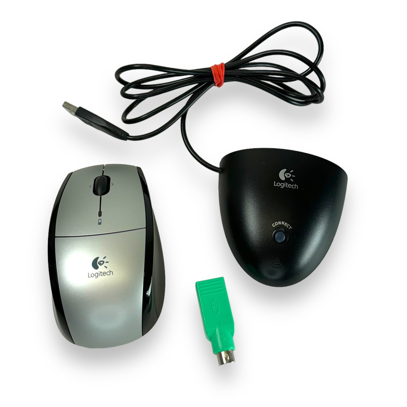 Logitech Wireless Mouse Invisible Optic 831531-0000 With Reciever