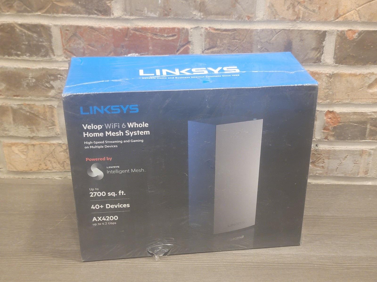 New sealed Linksys Velop WiFi 6 Whole Home Mesh System MX4200 AX4200