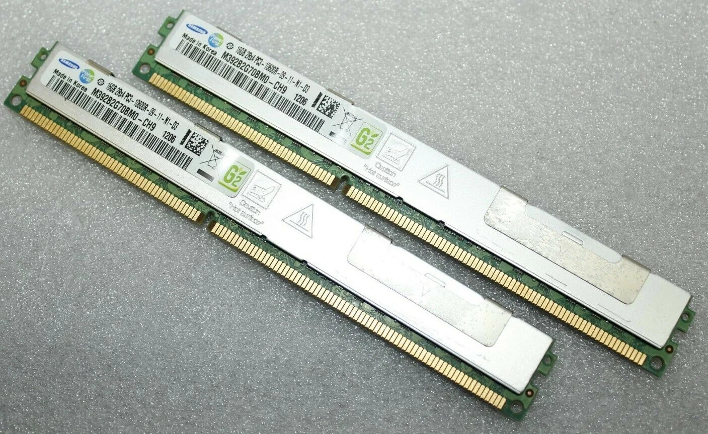 Genuine Samsung 32GB (2X16GB) PC3-10600R ECC Server Memory Ram M392B2G70BM0-CH9