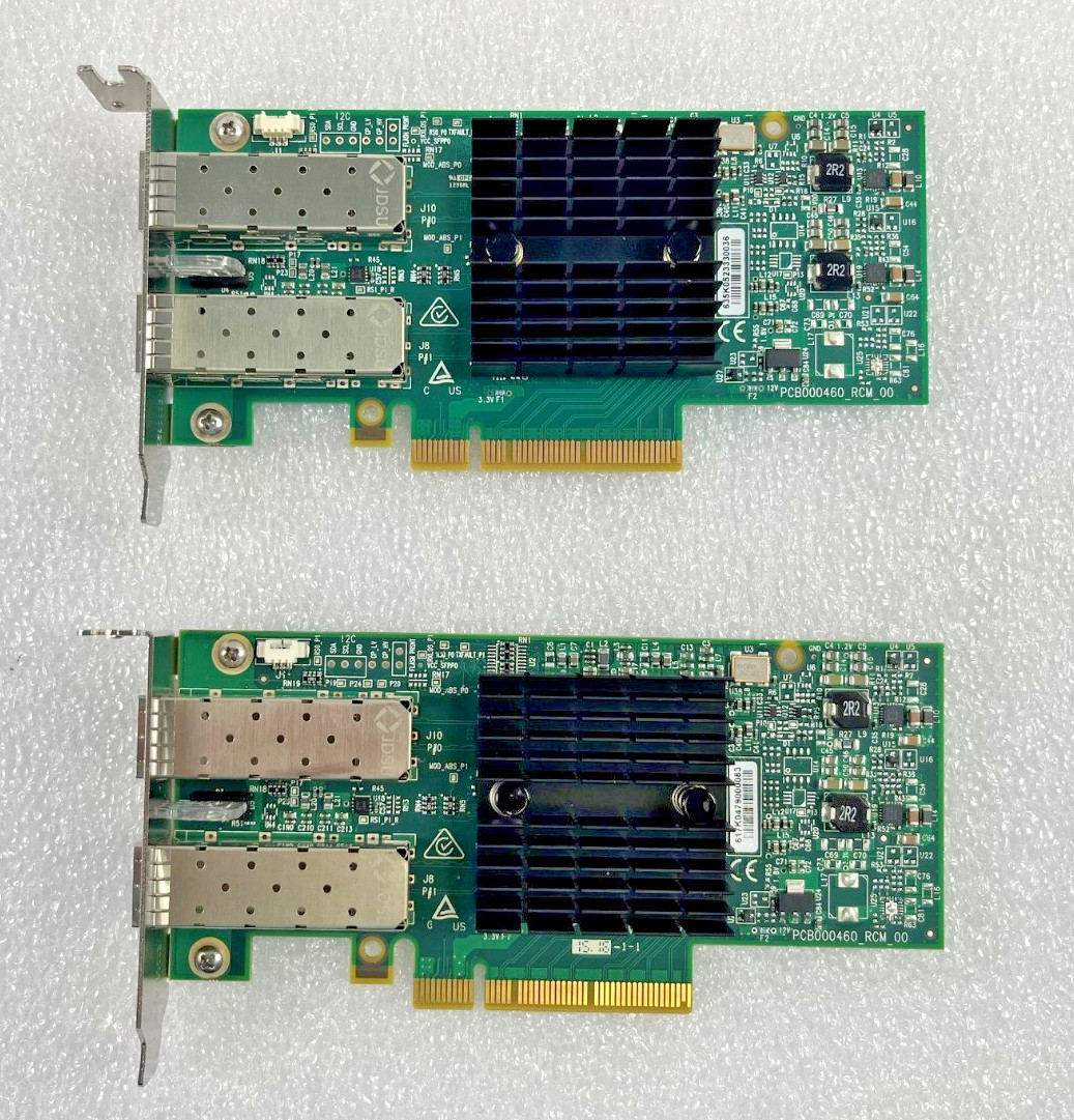 PAIR OF 2 MELLANOX CONNECTX-3 10Gb DUAL PORT SFP+ PCI ADAPTOR  00D9692- SET OF 2