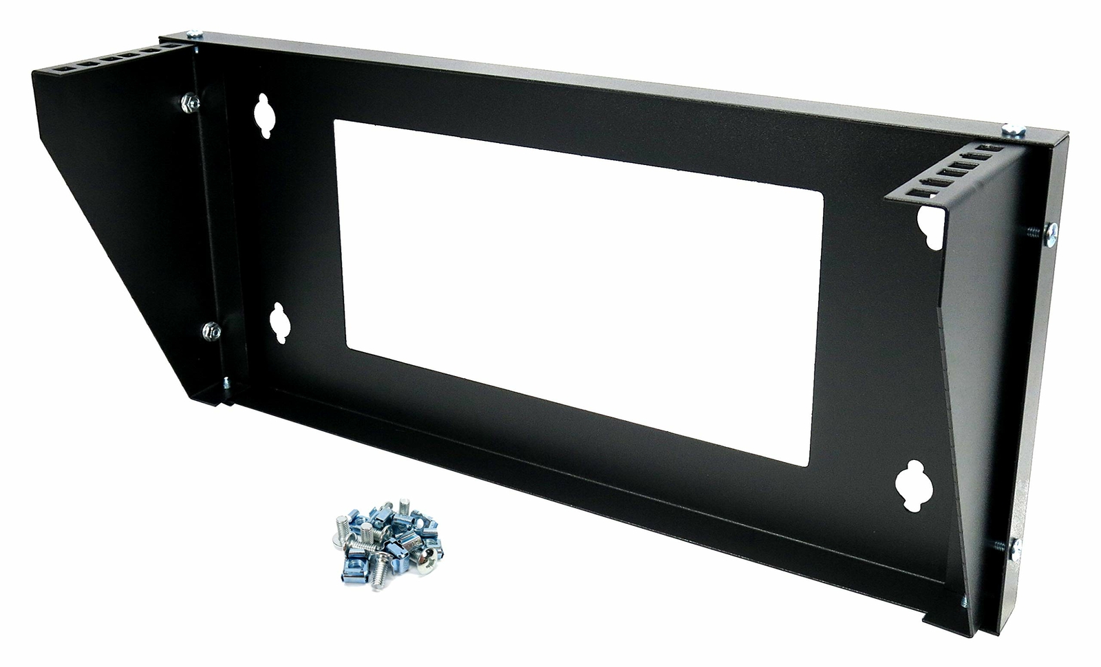 CNAweb 2U Folding 19-Inch Wall Mountable Vertical Network Rack and Server Rack