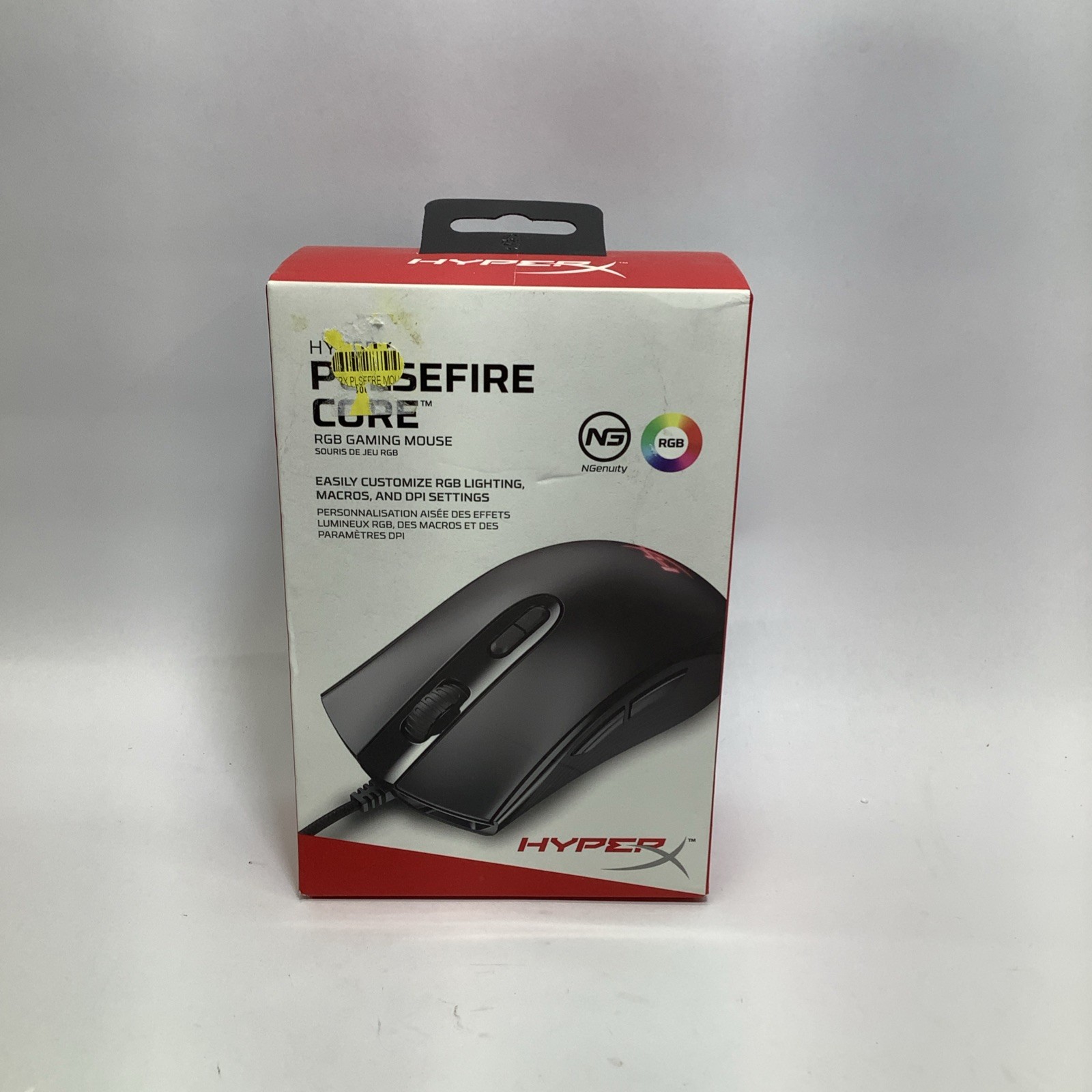 NEW - HYPERX PULSEFIRE CORE RGB GAMING MOUSE - HX-MC004B-B