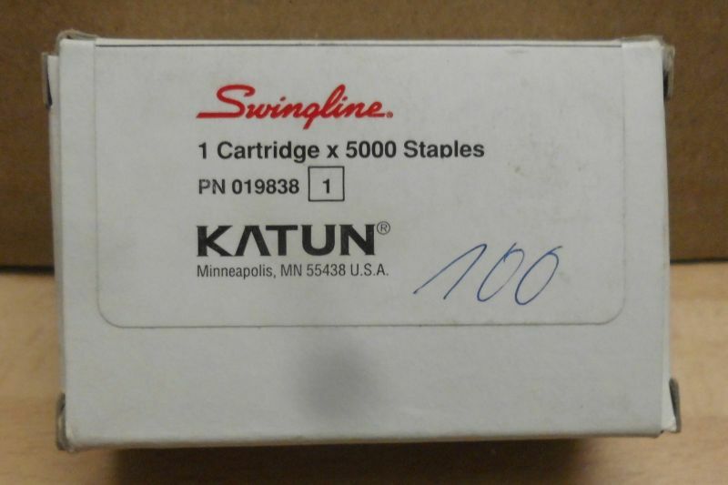 Katun Swingline 1x5000 Staples 019838 Original Box