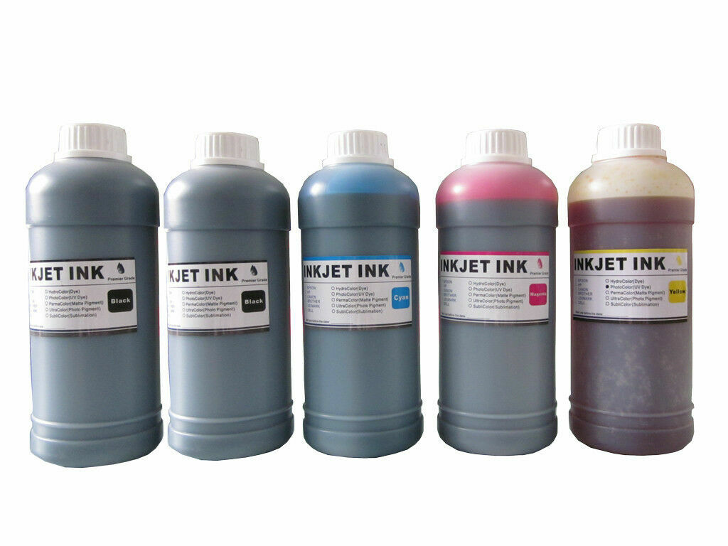 5x500ml ND® non-oem Refill Ink for 001 003 Ink Bottle ET L1110 L1210 L1216 L1250