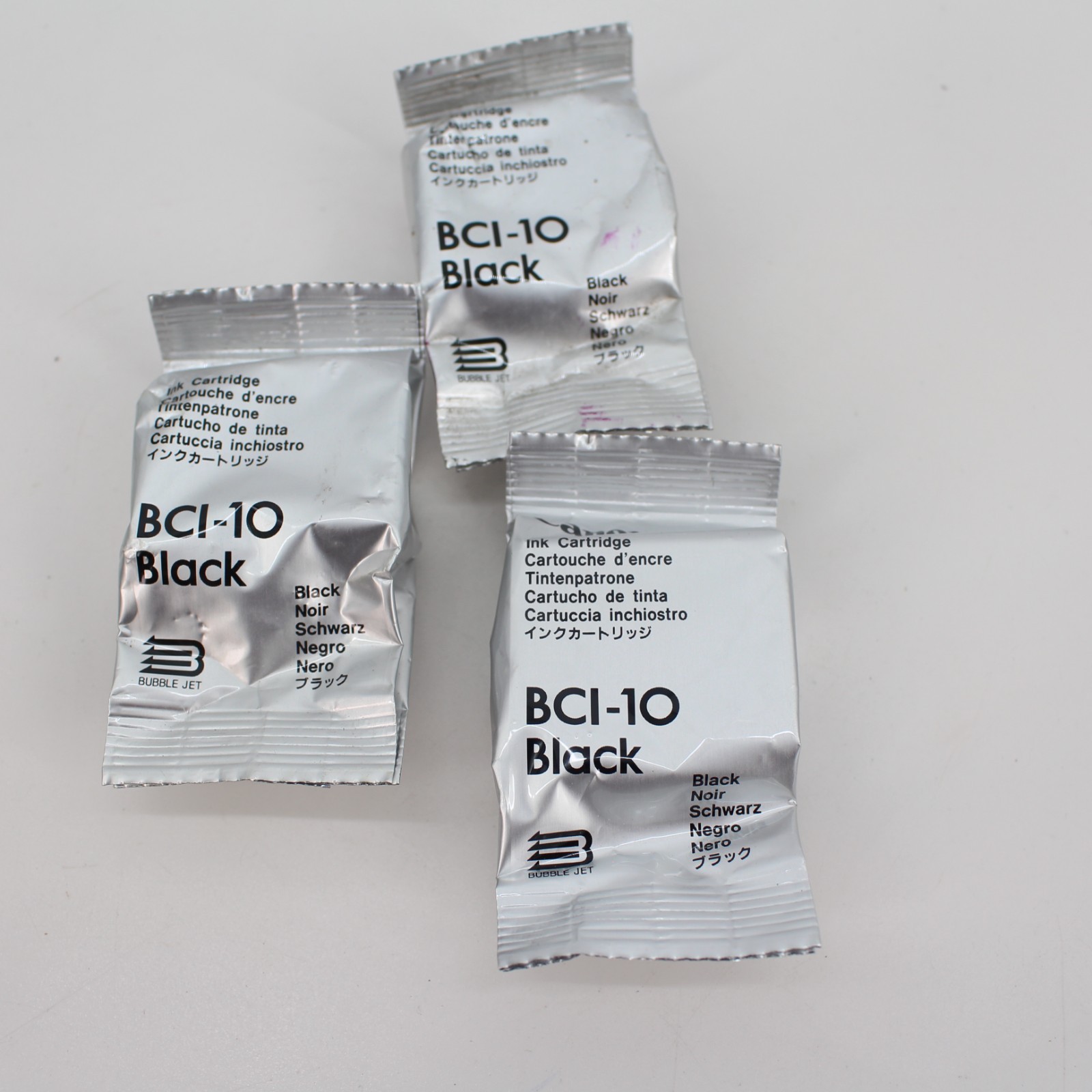 Genuine Canon BCI-10 Black Packs (3 Total Ink Cartridges) New Sealed