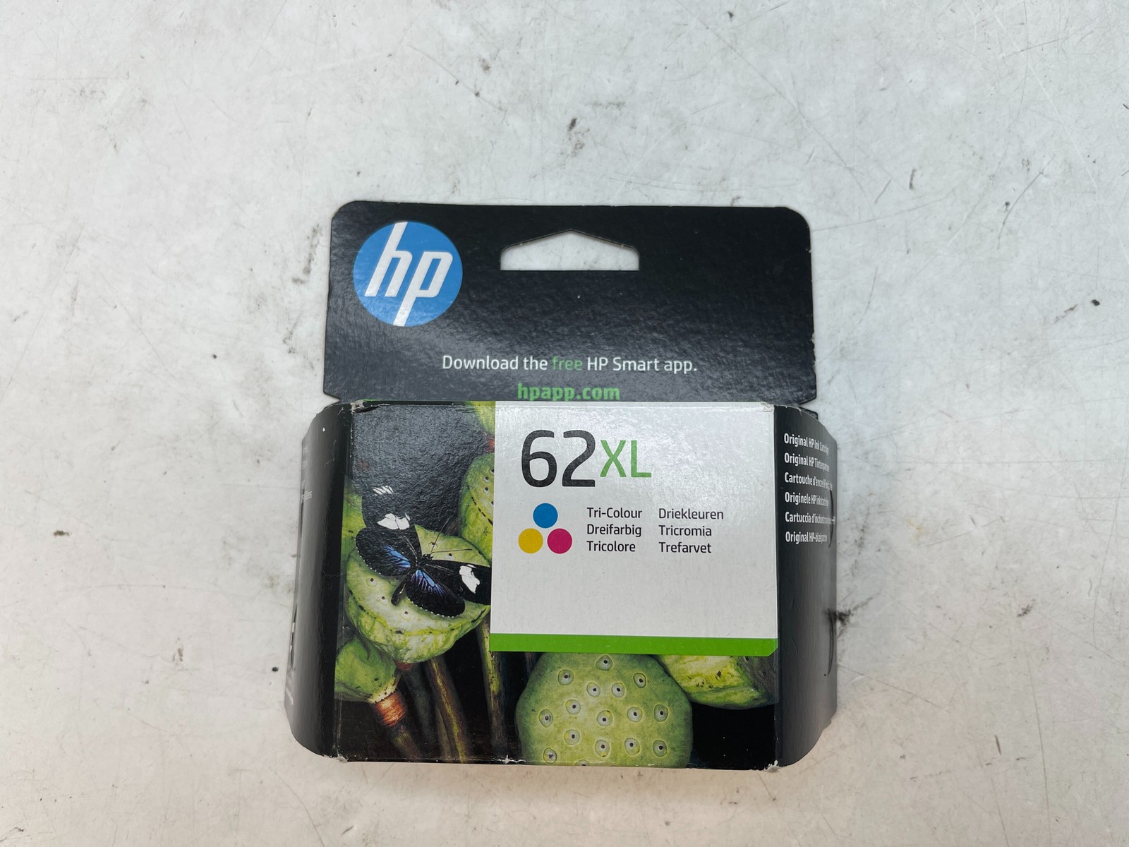 New Genuine HP 62XL High Yield Tri-Color Ink Cartridge -(Exp. NOV 2027) Free S/H