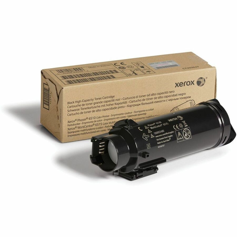 Xerox Genuine Phaser&reg; 6510, WorkCentre&reg; 6515 Black High capacity Toner