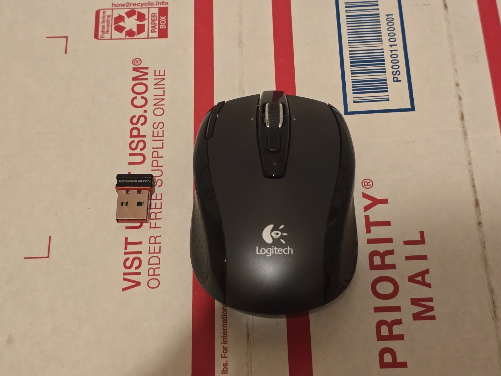 Logitech VX Nano Wireless Laser Mouse M-RCJ134 Tested Working